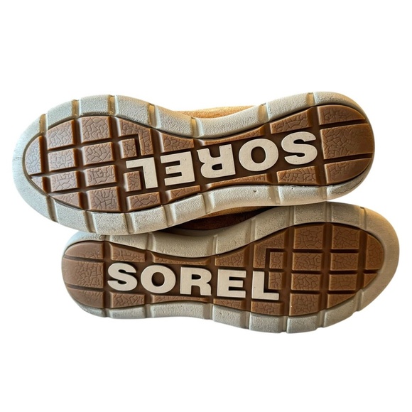 Sorel Womens Camel NL3039-224 Explorer Joan Suede Lace Up Waterproof Boots Sz 8 - Picture 12 of 13